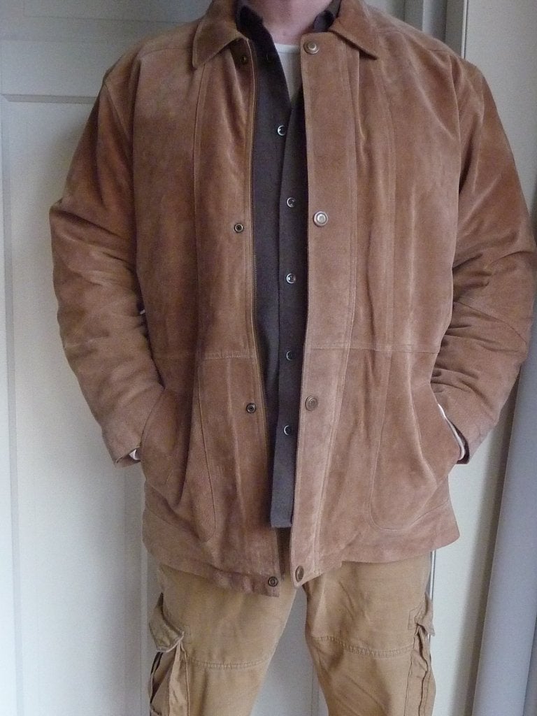 VINCISTAR, camel leren jas, maat 54,, Kleding | Heren, Maat 52/54 (L), Beige, VINCISTAR, Ophalen of Verzenden