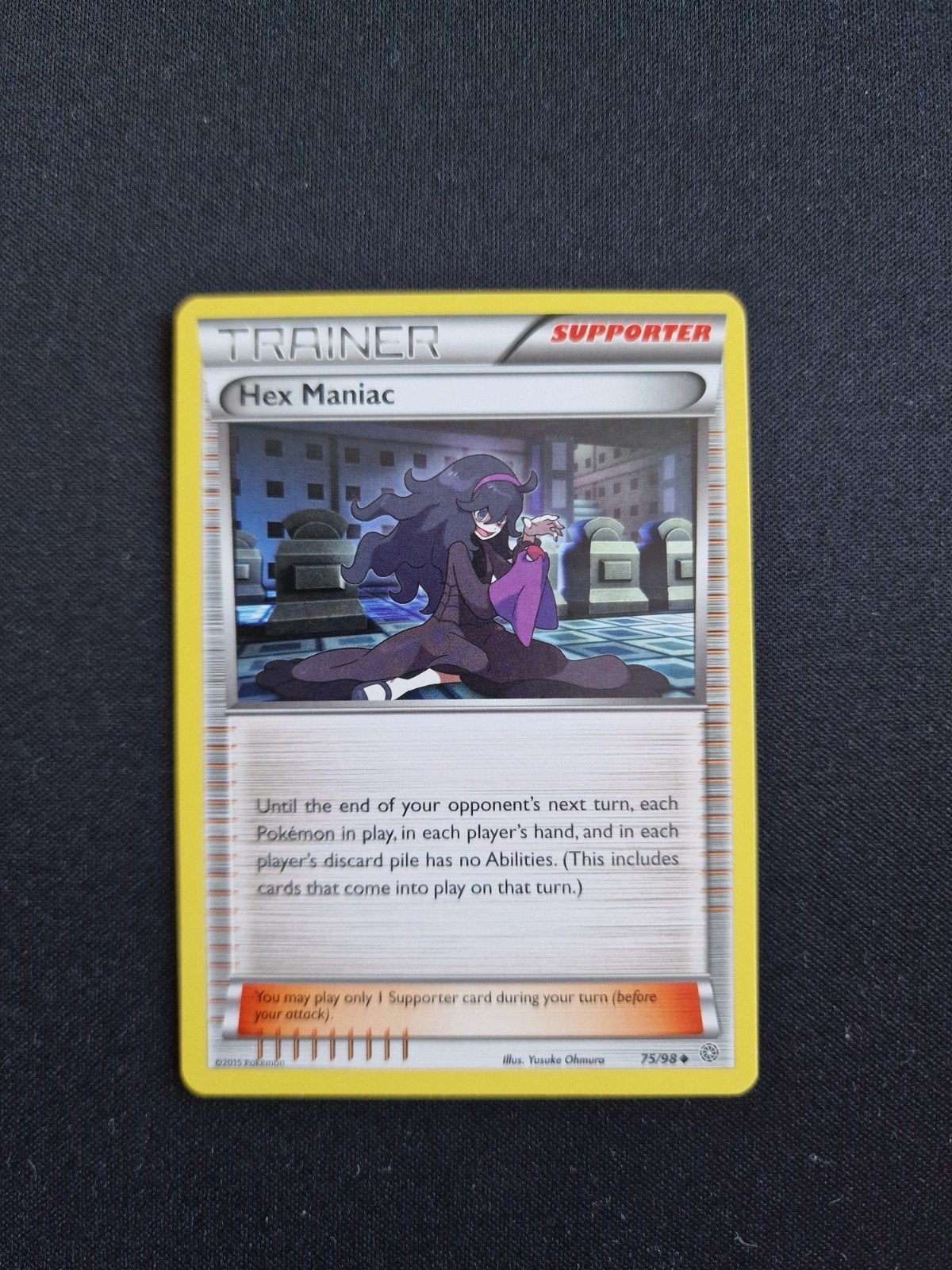 Hex Maniac Trainer Pokemon Kaart (NM conditie), Verzenden