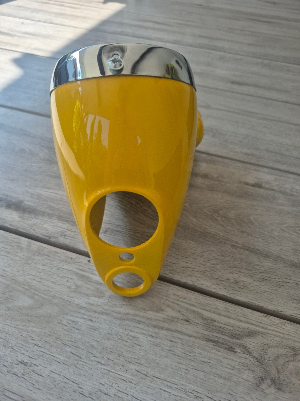 Puch Koplamp en Tank - Geel, Ophalen