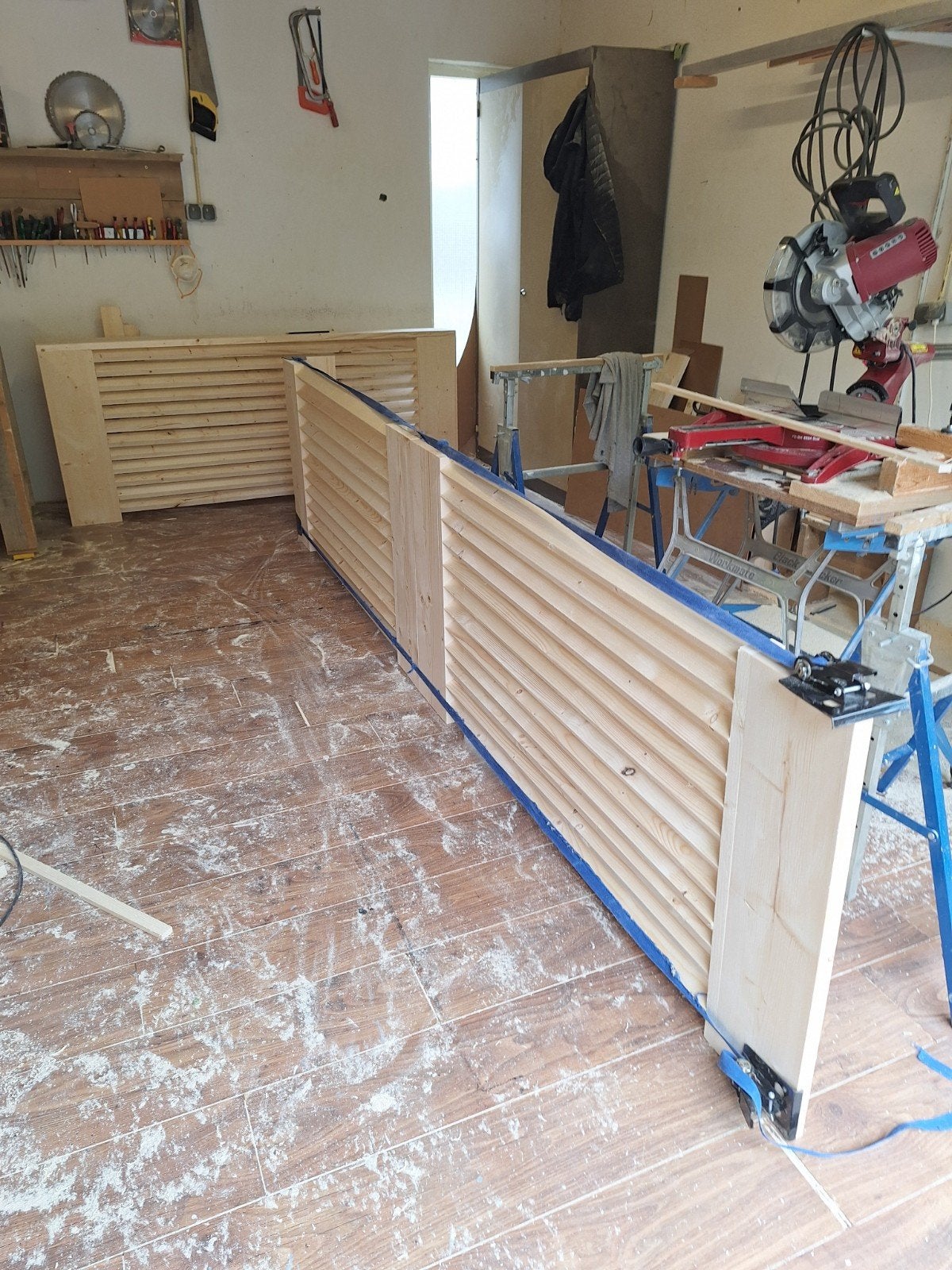 Radiator ombouw van terug gedroogd en geschaafd hout, Ophalen of Verzenden, Nieuw