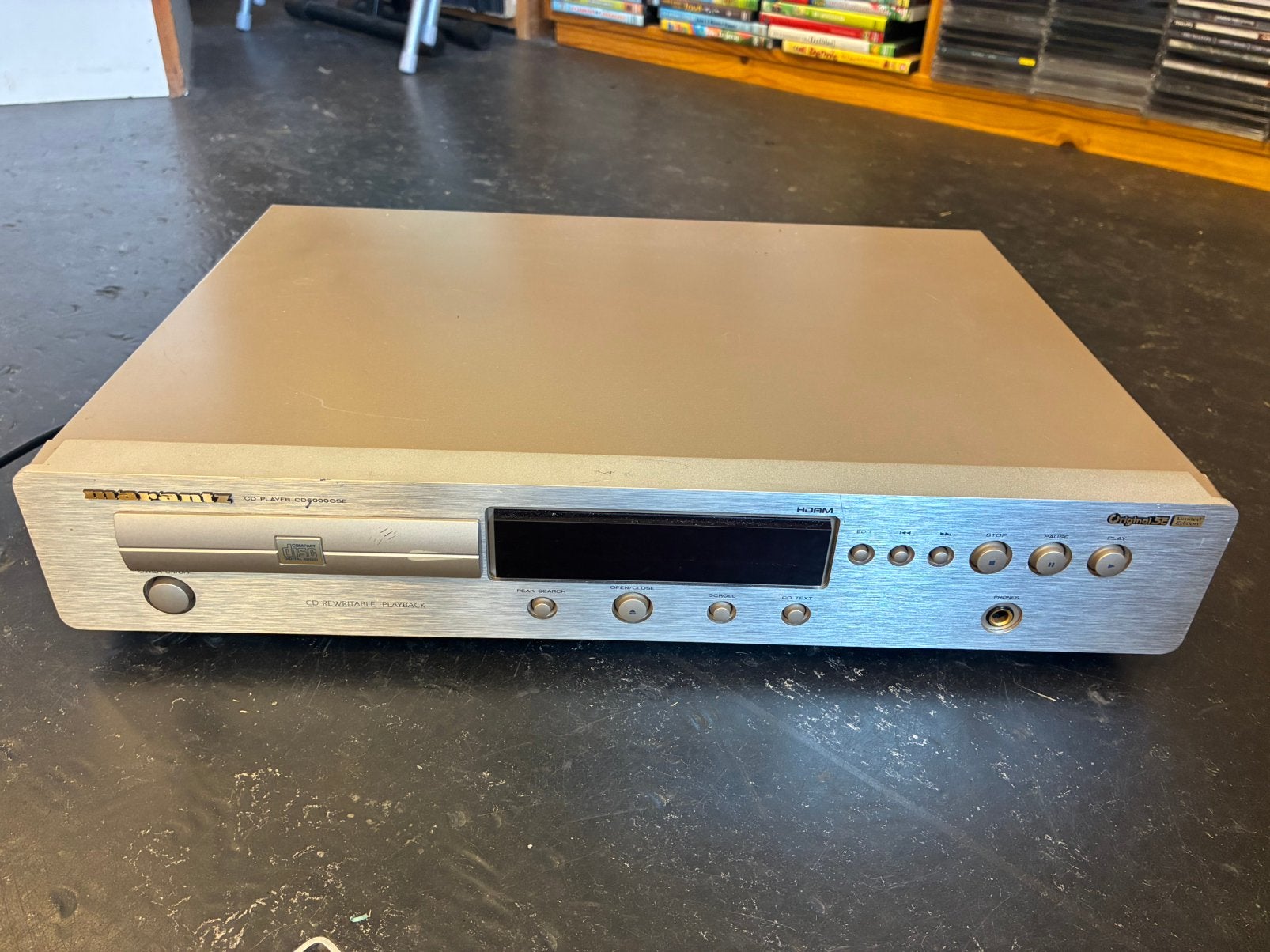 Cd Speler Marantz CD6000 OSE Original SE Limited edition, Ophalen of Verzenden, Zo goed als nieuw, Marantz