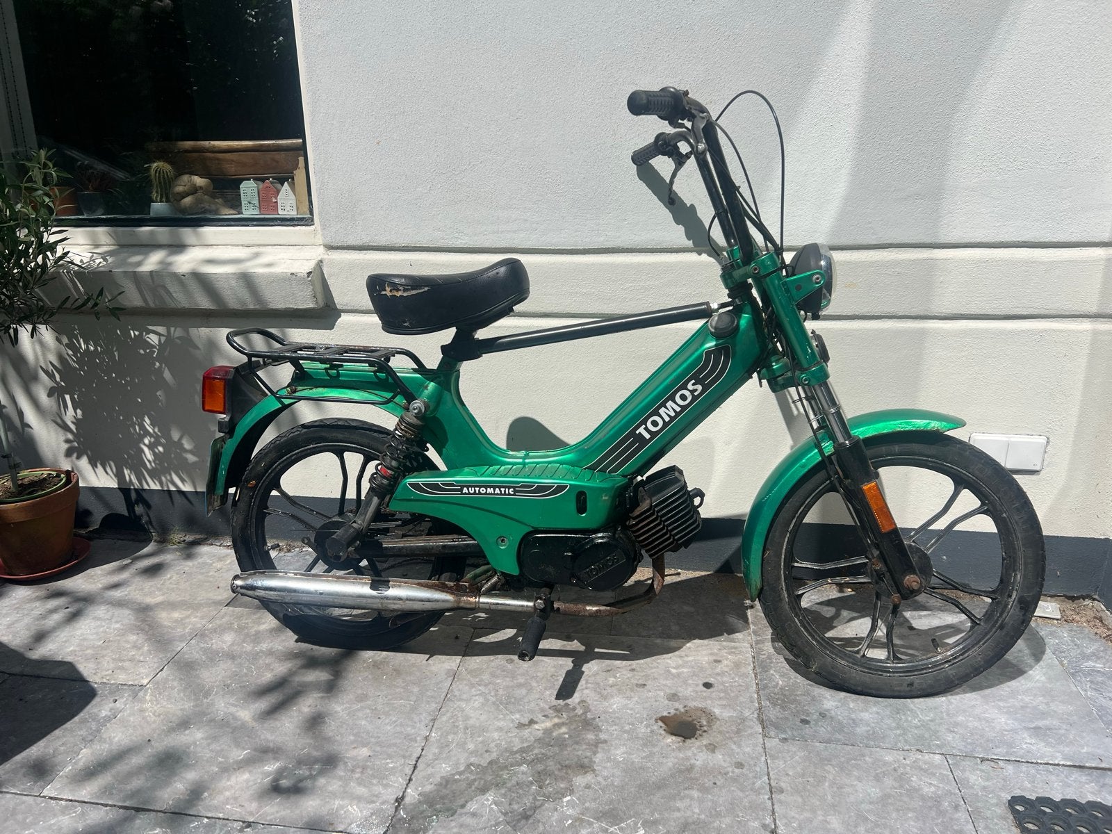 Tomos Automatic Brommer - Groen, Opknapper, Ophalen, Gebruikt, Maximaal 45 km/u, Overige modellen