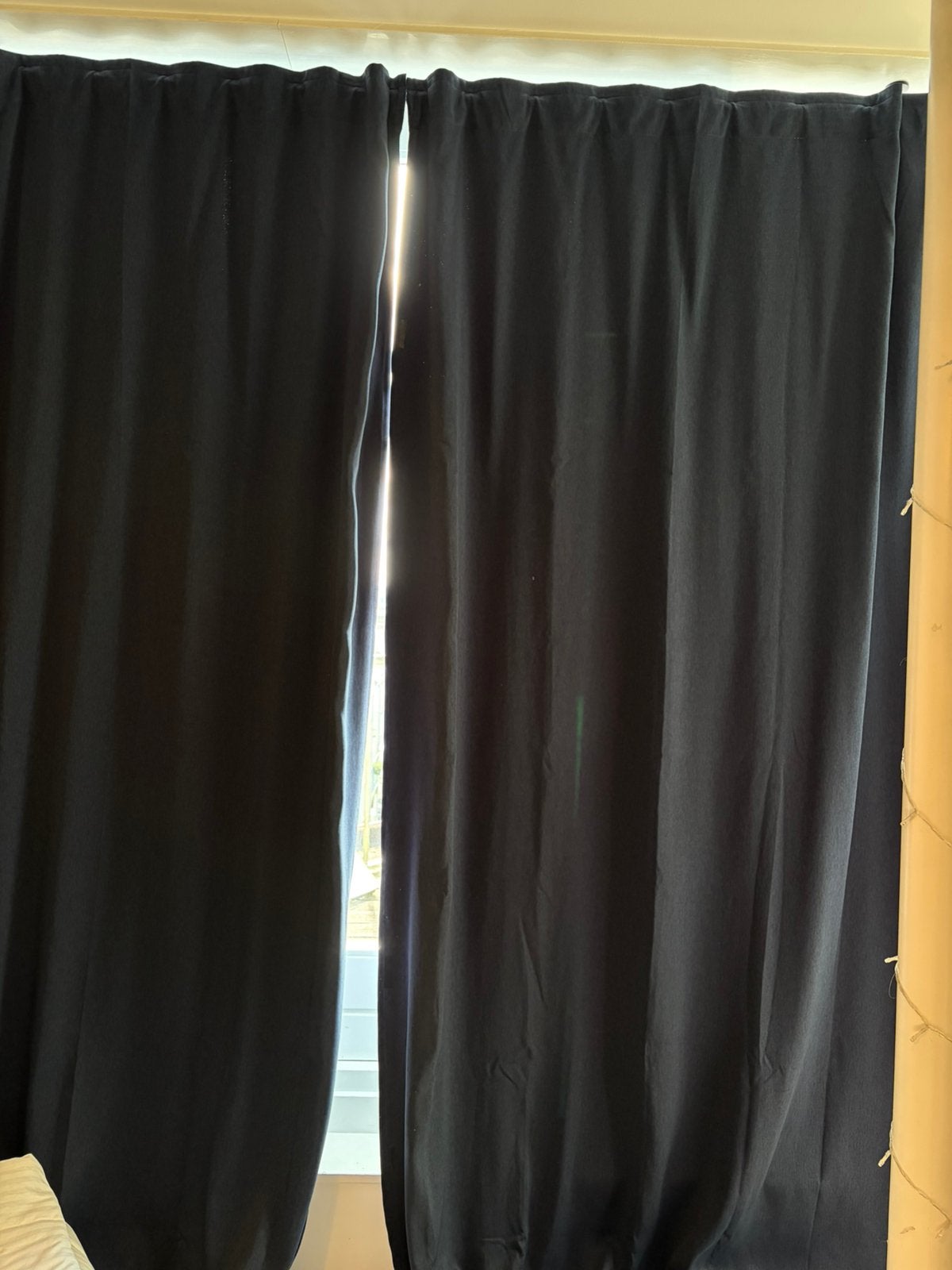 Curtains Ikea Blahuva – dark Blu full coverage, Ophalen, Zo goed als nieuw