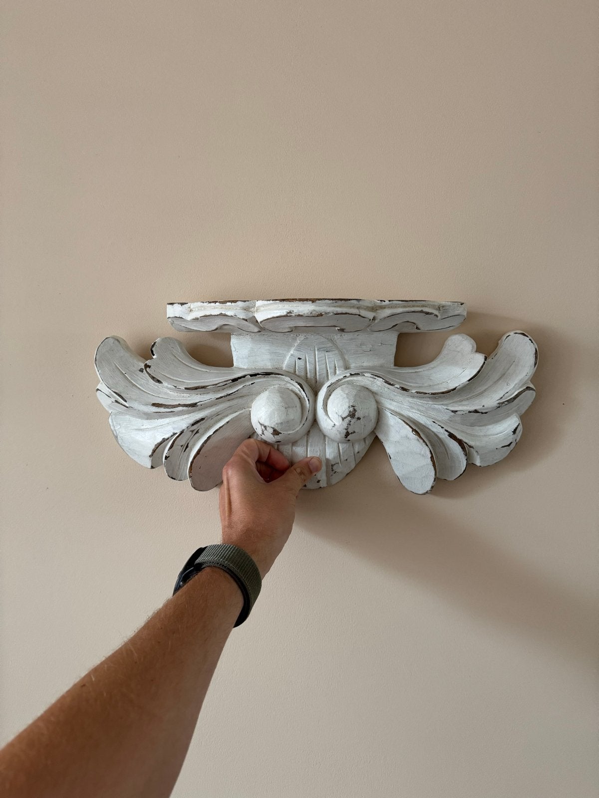 2 Barok/Rococo Wandconsoles - 47x20 cm, Ophalen of Verzenden, Gebruikt