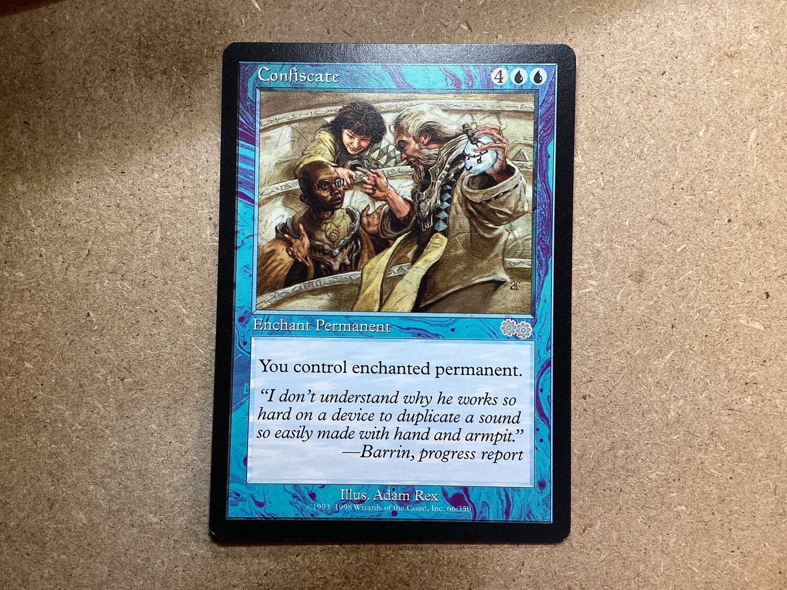 1x Confiscate [066/350] (Near Mint), Ophalen of Verzenden, Zo goed als nieuw, Losse kaart