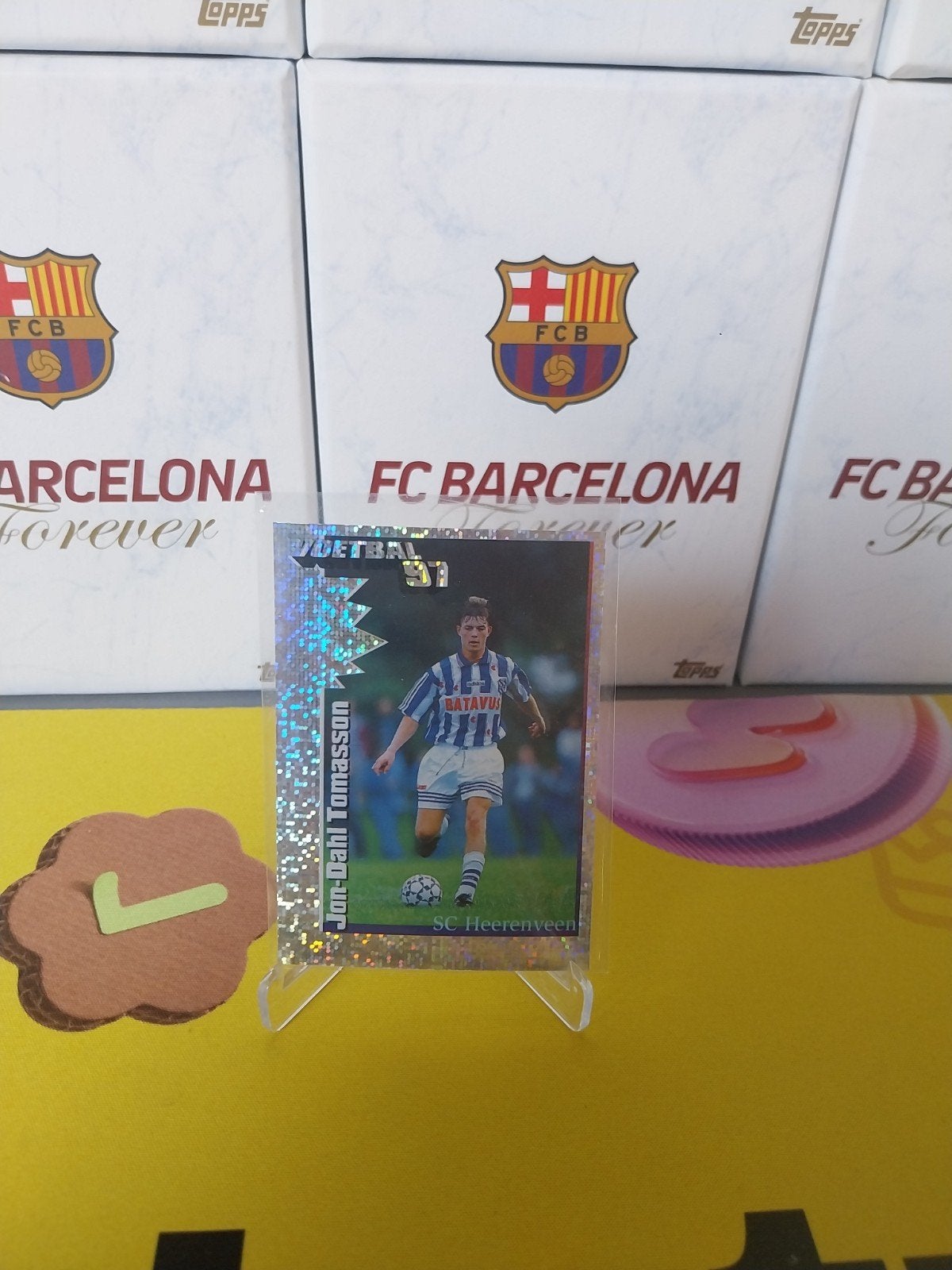 178 John Dahl Tomasson Panini Voetbal 1997, Ophalen of Verzenden, Zo goed als nieuw, Sticker