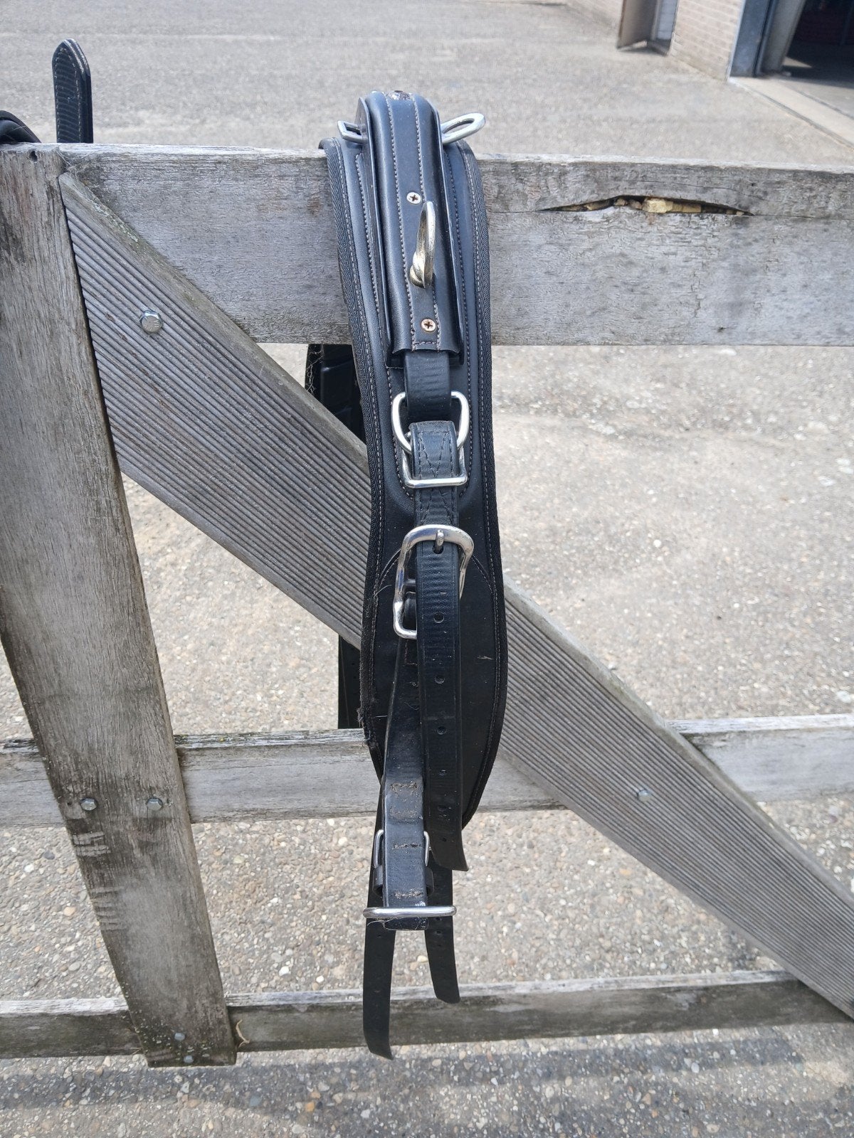 Lex pony mentuig kunststof, Dieren en Toebehoren, Paarden en Pony's | Hoofdstellen en Tuigage, Gebruikt, Mentuig, Zwart, Overige merken