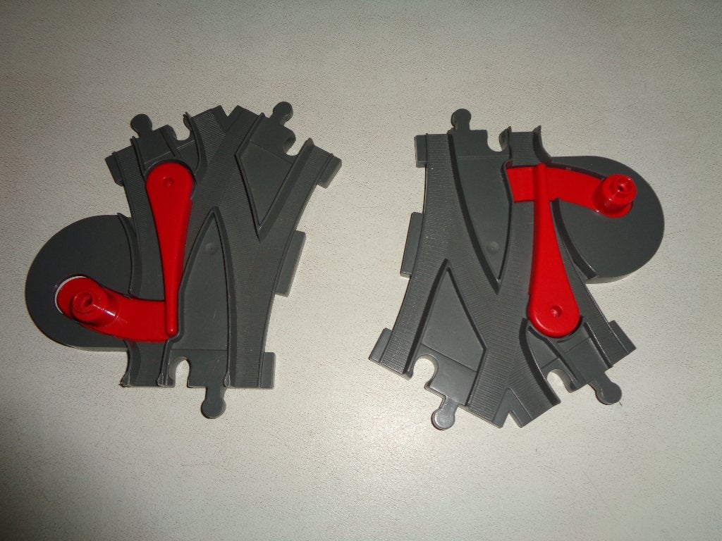 2 Wissels voor de Duplo trein., Ophalen of Verzenden, Zo goed als nieuw, Duplo
