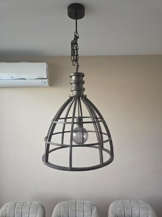 Hanglamp Ivy Light & Living - Industrieel Design, Huis en Inrichting, Lampen | Hanglampen, Ophalen, Gebruikt, E27 (groot), Metaal