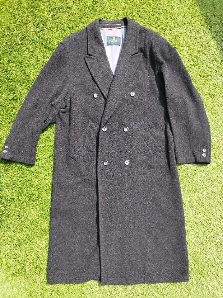 Vintage Bugatti herenmantel, 100% scheerwol, maat 50 (L), Kleding | Heren, Jassen | Winter, Maat 52/54 (L), Bugatti, Ophalen of Verzenden