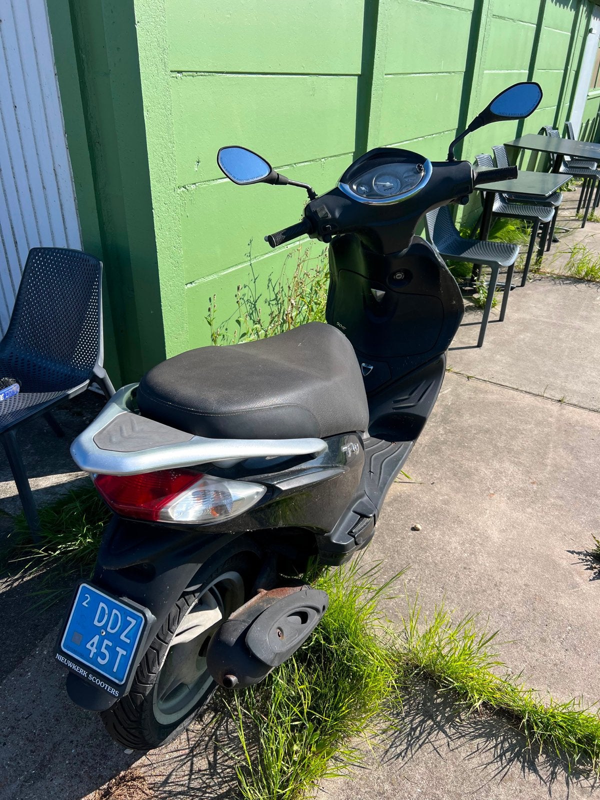 Piaggio Zip Scooter 4t 2015 - Zwart, Ophalen, Gebruikt, Benzine, Piaggio
