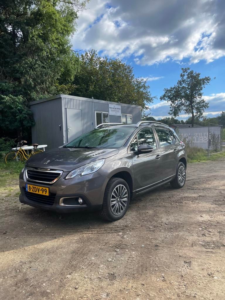 Mooie Peugeot 2008 1.2 VTI 60KW/82PK 2014 Grijs bruin, Auto's, Peugeot, Particulier, Airbags, Airconditioning, Alarm, Bluetooth
