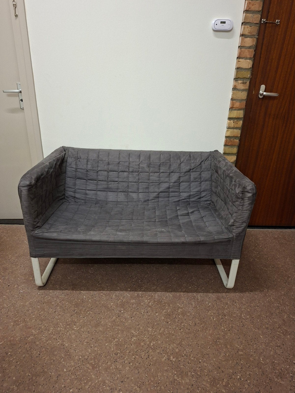 bankje bank ikea bank knopparp, Tweepersoons, 75 tot 100 cm, Ophalen of Verzenden, Zo goed als nieuw
