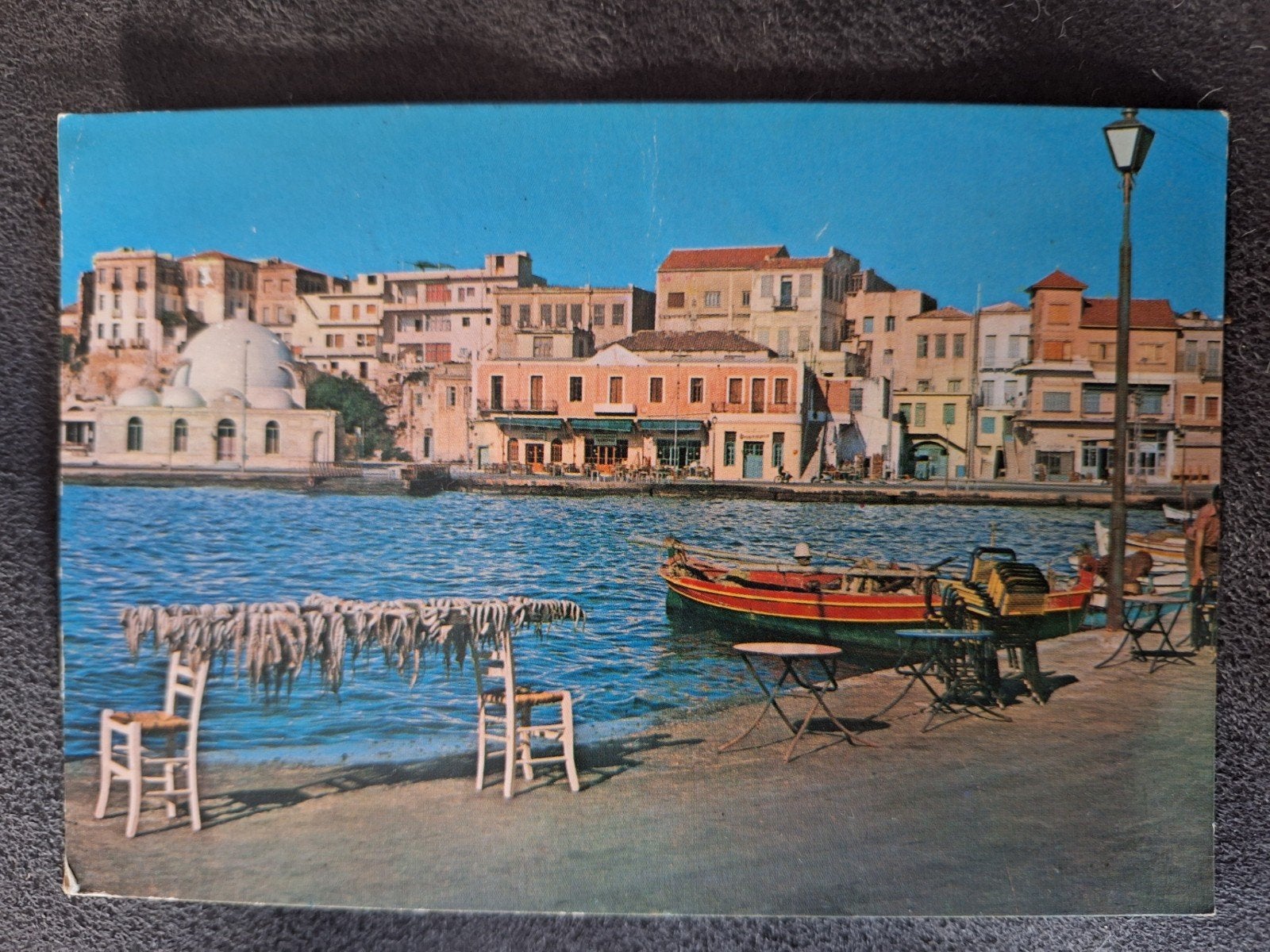 Griekenland - Canea - The Harbour, Ophalen of Verzenden, Gelopen, Overig Europa