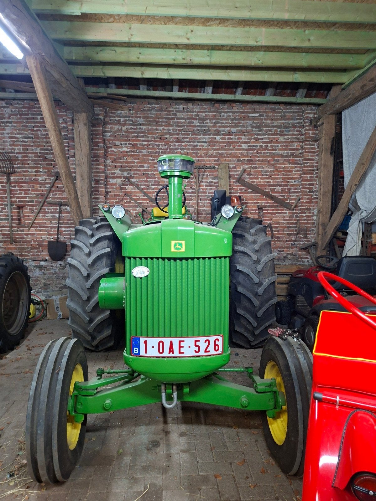 john deere 820, Ophalen