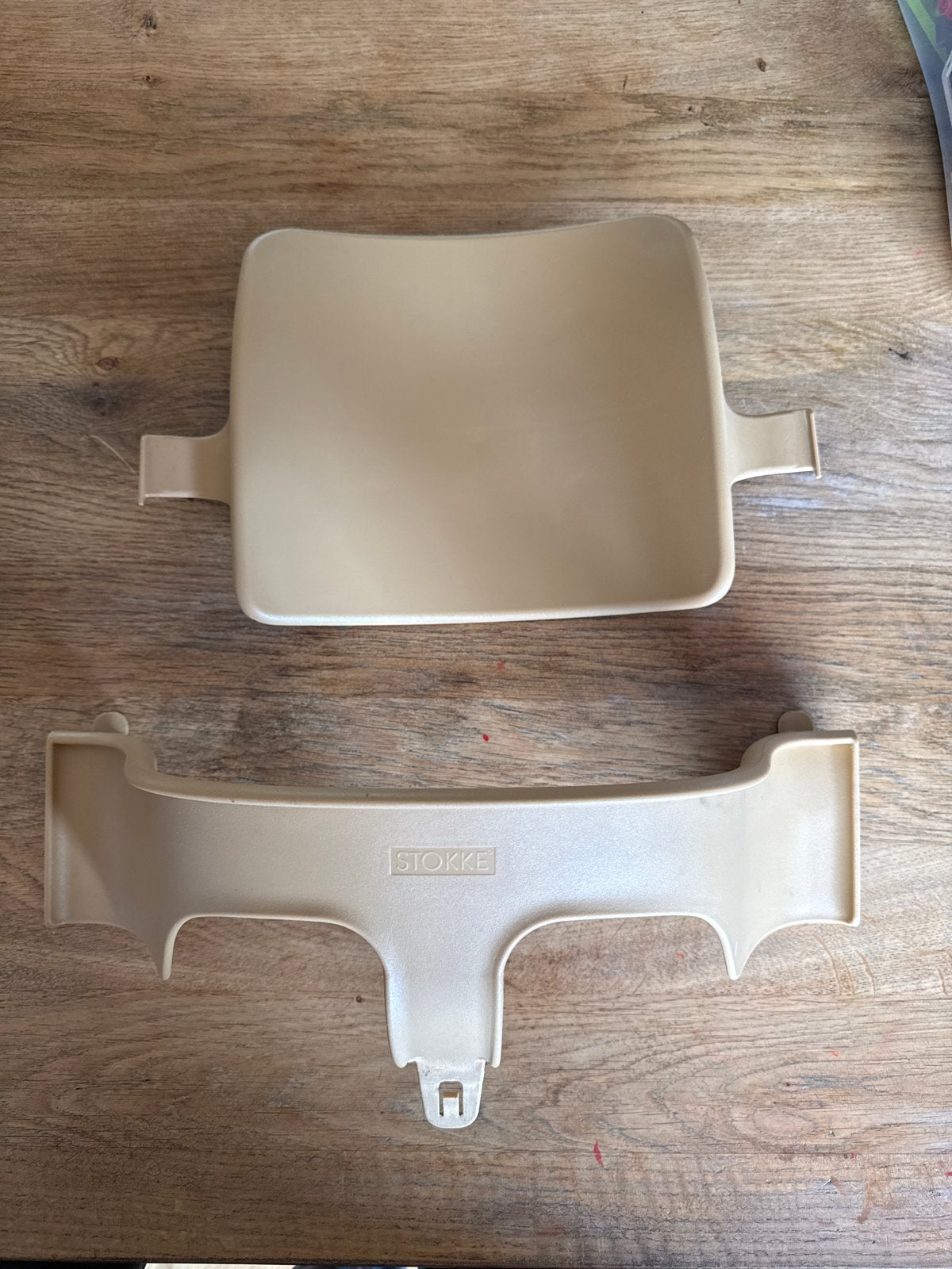 Stokke Tripp Trapp Baby Set - Beige, Ophalen, Gebruikt, Meegroeistoel, Aanschuifbaar