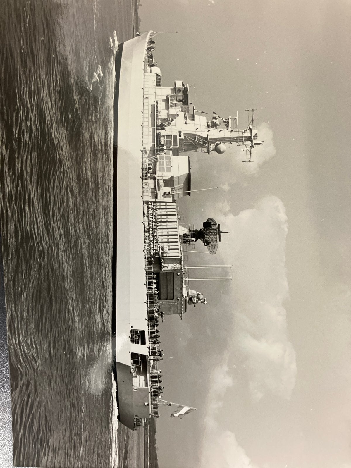 Grote Foto Marine Fregat Hr. Ms. Karel Doorman, Verzenden, Gebruikt