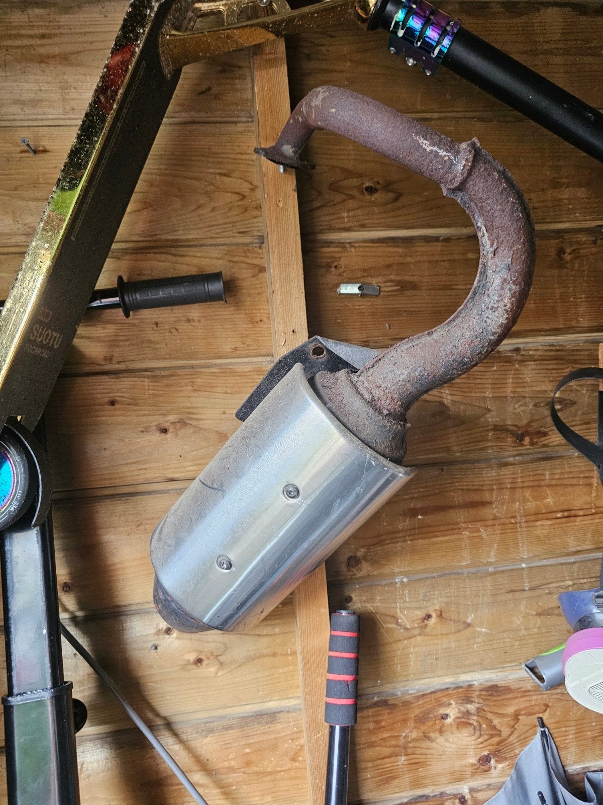 Originele Peugeot brommer uitlaat Buxy/Zenith, Ophalen of Verzenden