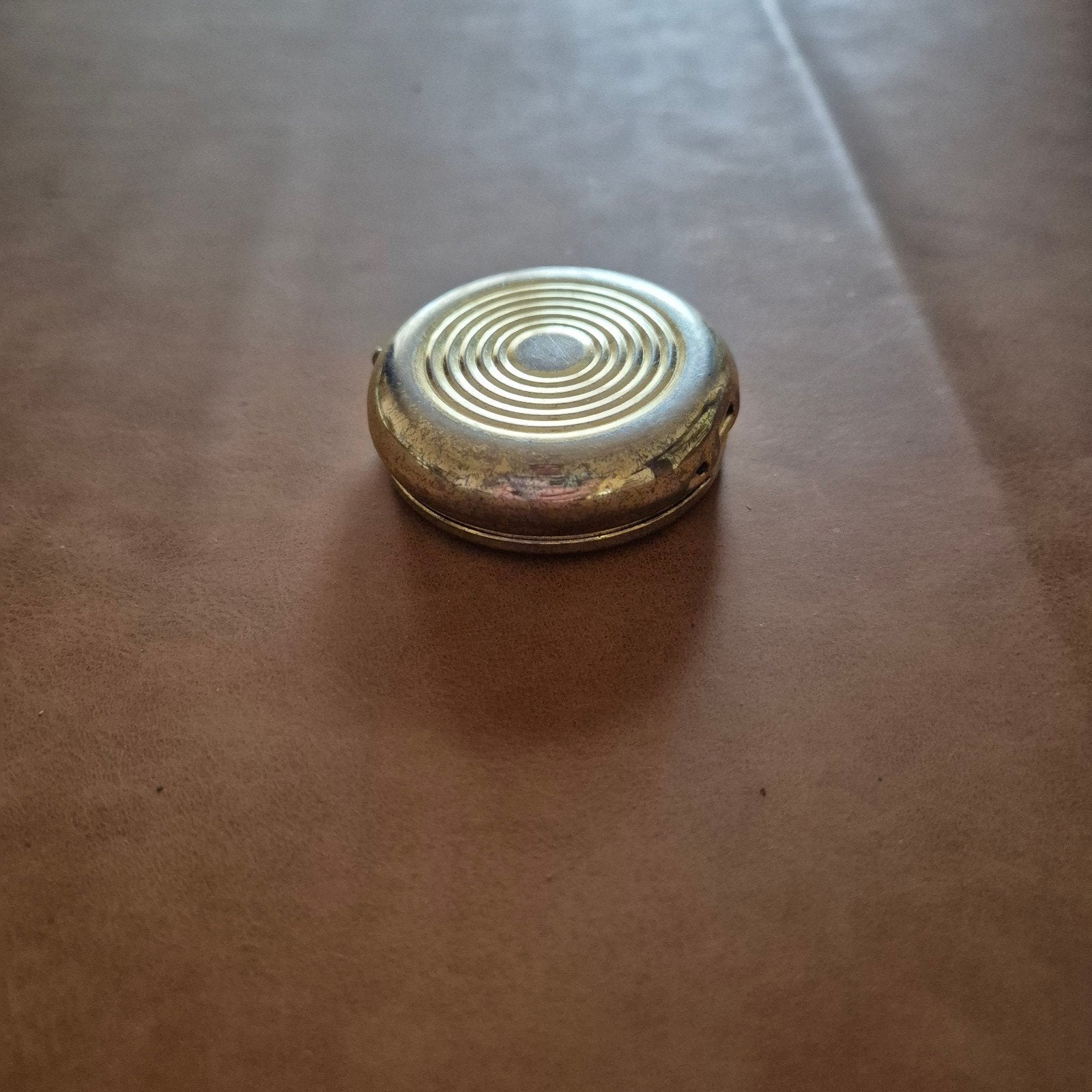 Vintage pillendoosje / pillendoosje met 3 vakjes, Antiek en Kunst, Ophalen of Verzenden