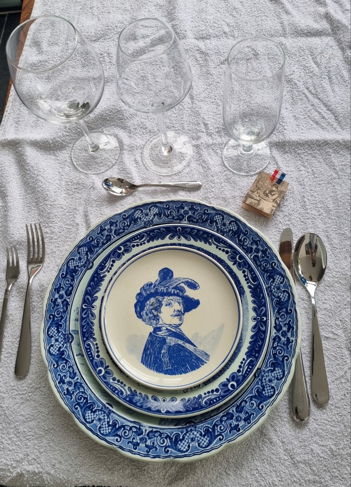 Delfts Blauw Bord - Petrus Regout Maastricht, Ophalen of Verzenden