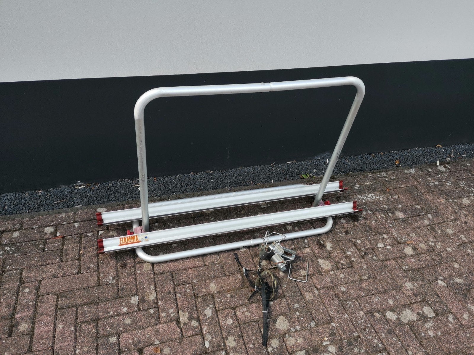 Fietsendrager voor voorop dissel Caravan, Ophalen, 2 fietsen, Gebruikt, Elektrische fiets