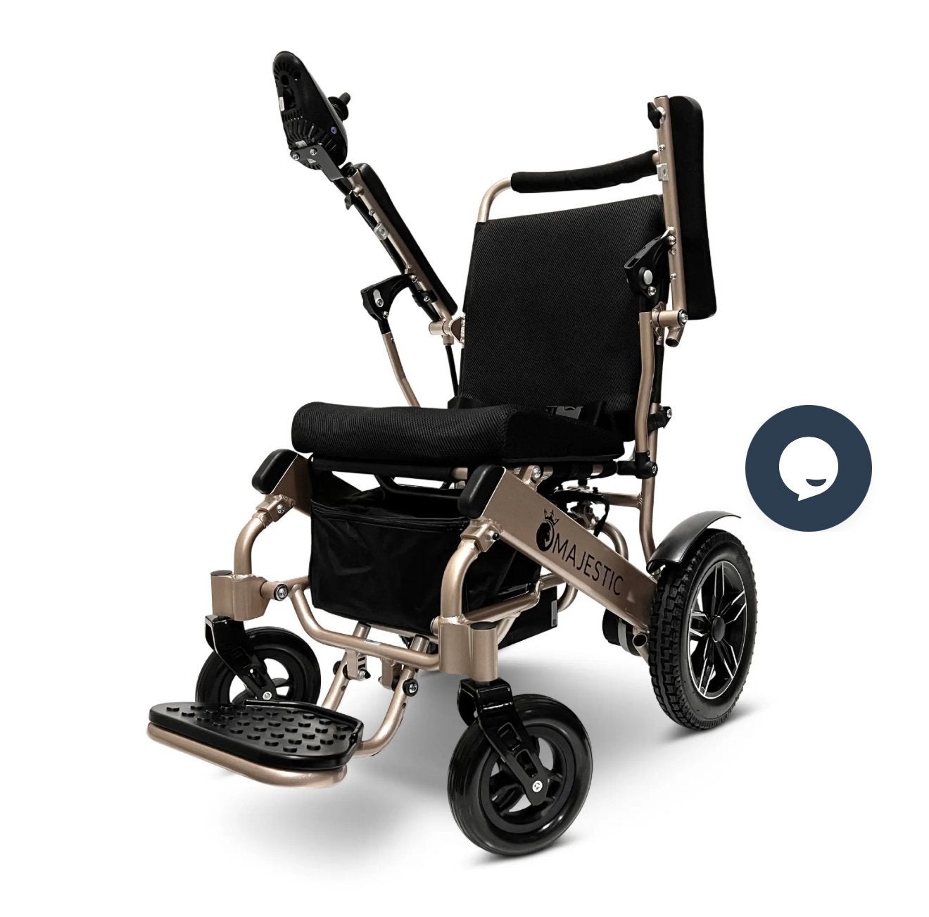 Comfygo Bronze Electric Wheelchair, Diversen, Rolstoelen, Ophalen, Inklapbaar, Zo goed als nieuw, Elektrische rolstoel