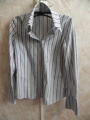 Blauw witte college blouse BIEN BLEU mt 176 XS 34 nieuwstaat, Blauw, Ophalen of Verzenden, Zo goed als nieuw, Maat 34 (XS) of kleiner
