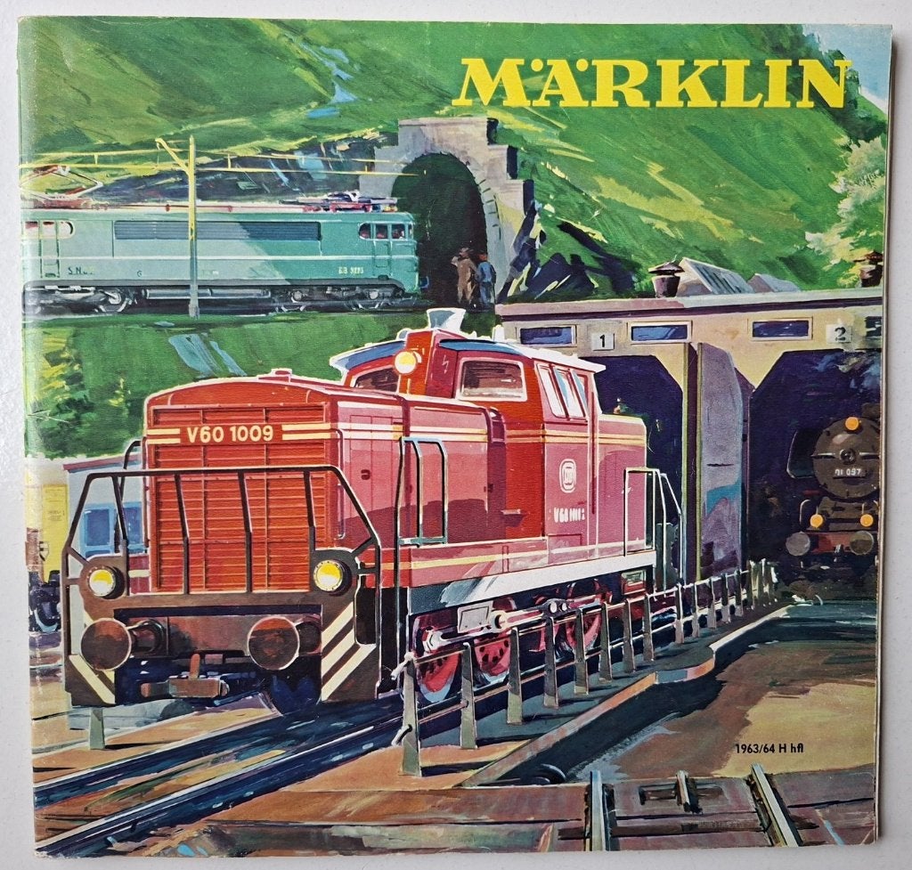 MÄRKLIN folder 1963/64 NL, Wisselstroom, Gebruikt, Märklin, Boek, Tijdschrift of Catalogus