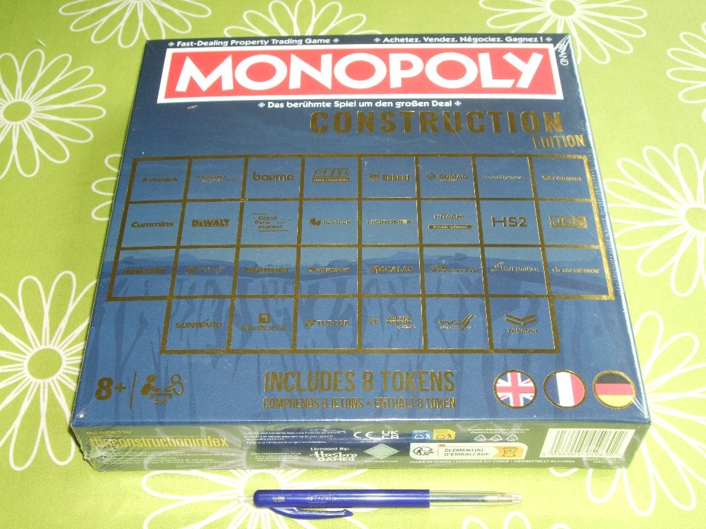 Nieuw in seal: Monopoly construction - unieke uitgave, Vijf spelers of meer, Ophalen of Verzenden, Nieuw