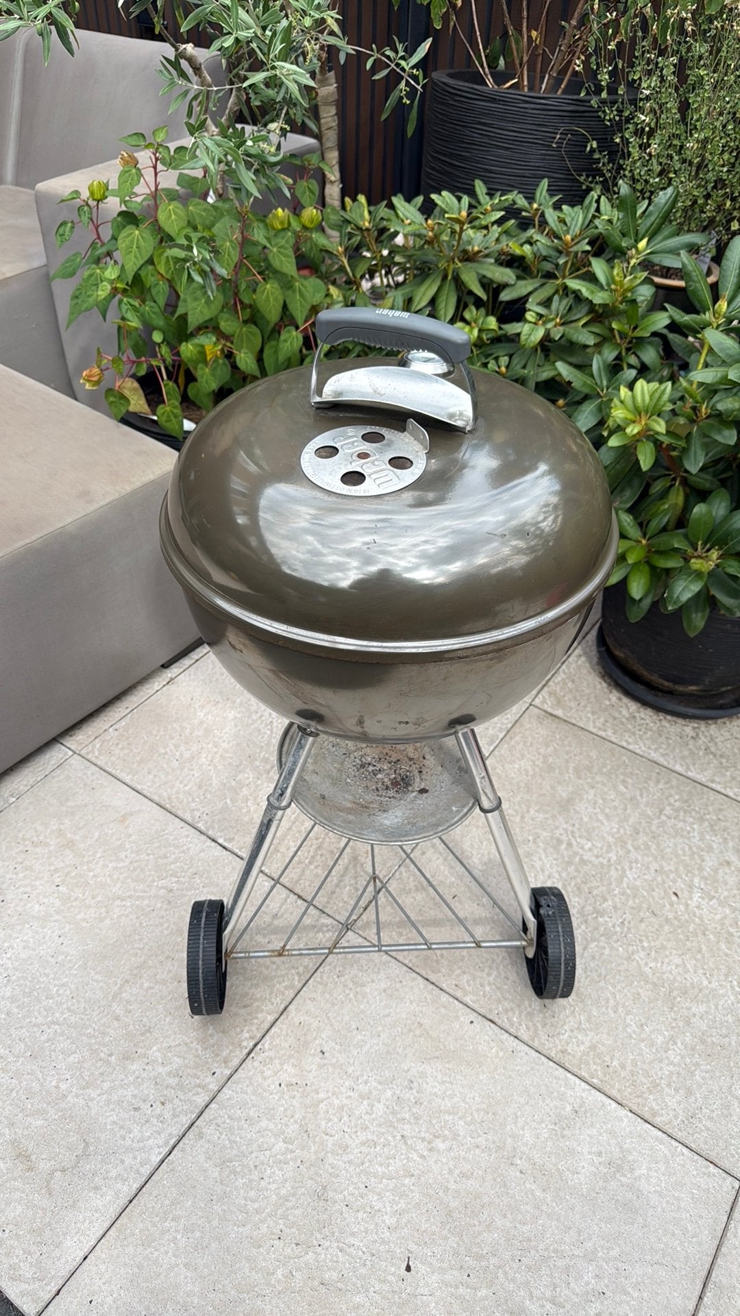 Weber Kettle 47cm., Ophalen, Gebruikt