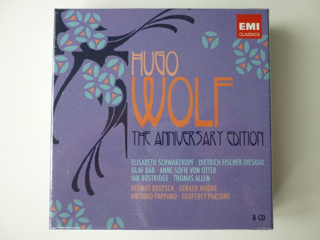Hugo Wolf  ‎– The Anniversary Edition (8 x CD, Box; sealed), Boxset, Overige componisten, Overige typen, Ophalen of Verzenden