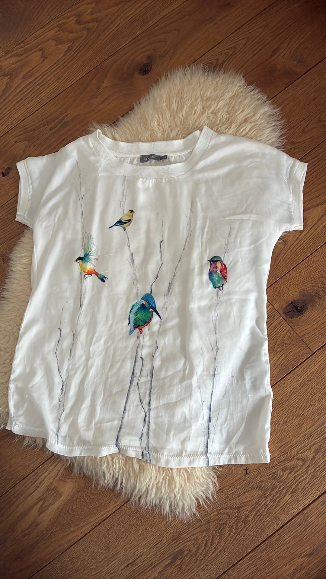 Shirt Geisha, Kleding | Dames, Ophalen of Verzenden, Zo goed als nieuw, Korte mouw