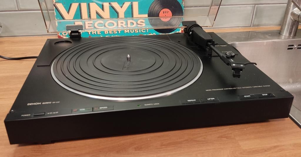 DENON DP 23F quartz direct drive volautomaat, Ophalen of Verzenden