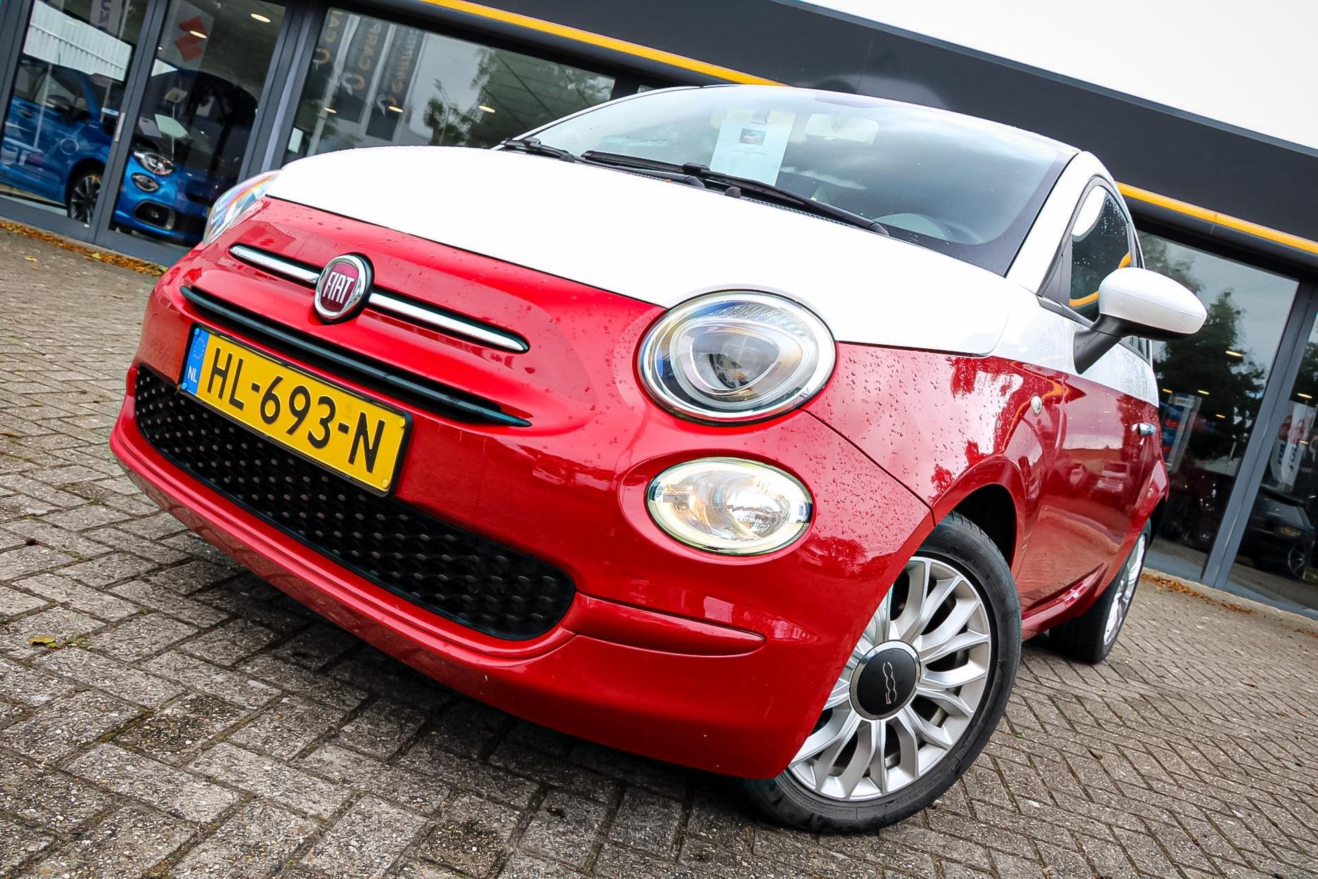 Fiat 500 0.9 TwinAir Turbo Popstar AUTOMAAT / TREKH., Stof, Gebruikt, Origineel Nederlands, Bedrijf