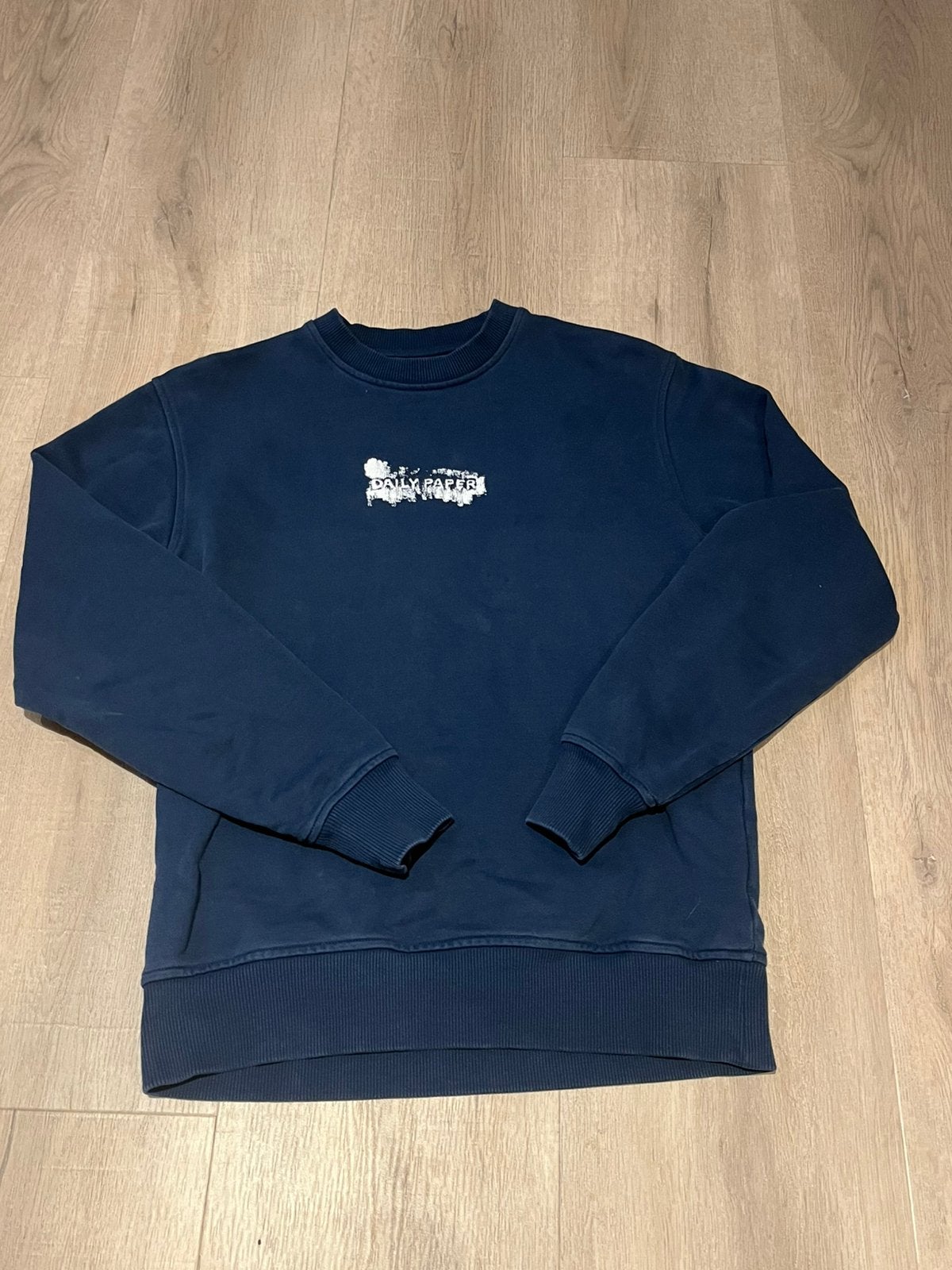 Daily Paper Trui - Donkerblauw - S, Kleding | Heren, Truien en Vesten, Ophalen of Verzenden, Zo goed als nieuw, Maat 46 (S) of kleiner