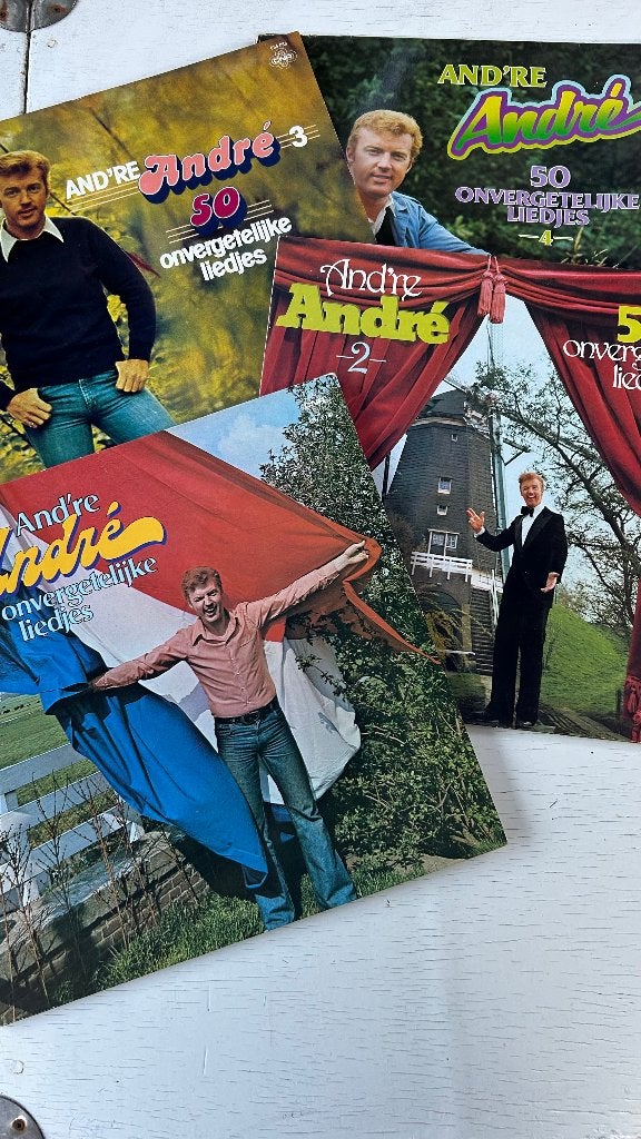And're André | 50 Onvergetelijke Liedjes | 1-4 | Vinyl, LP, Gebruikt, Cabaret of Kleinkunst, Ophalen of Verzenden