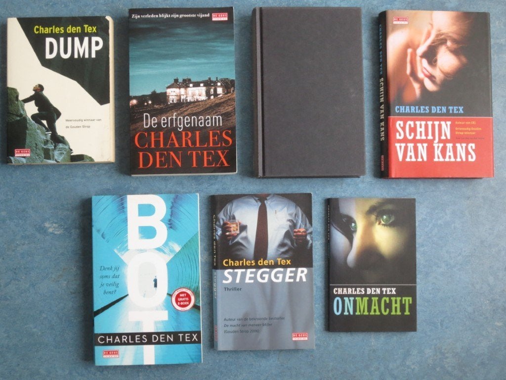 7x Charles den Tex Cel Bot Stegger Verloren Trauma Schijn, Boeken, Ophalen of Verzenden, Gelezen, Charles den Tex