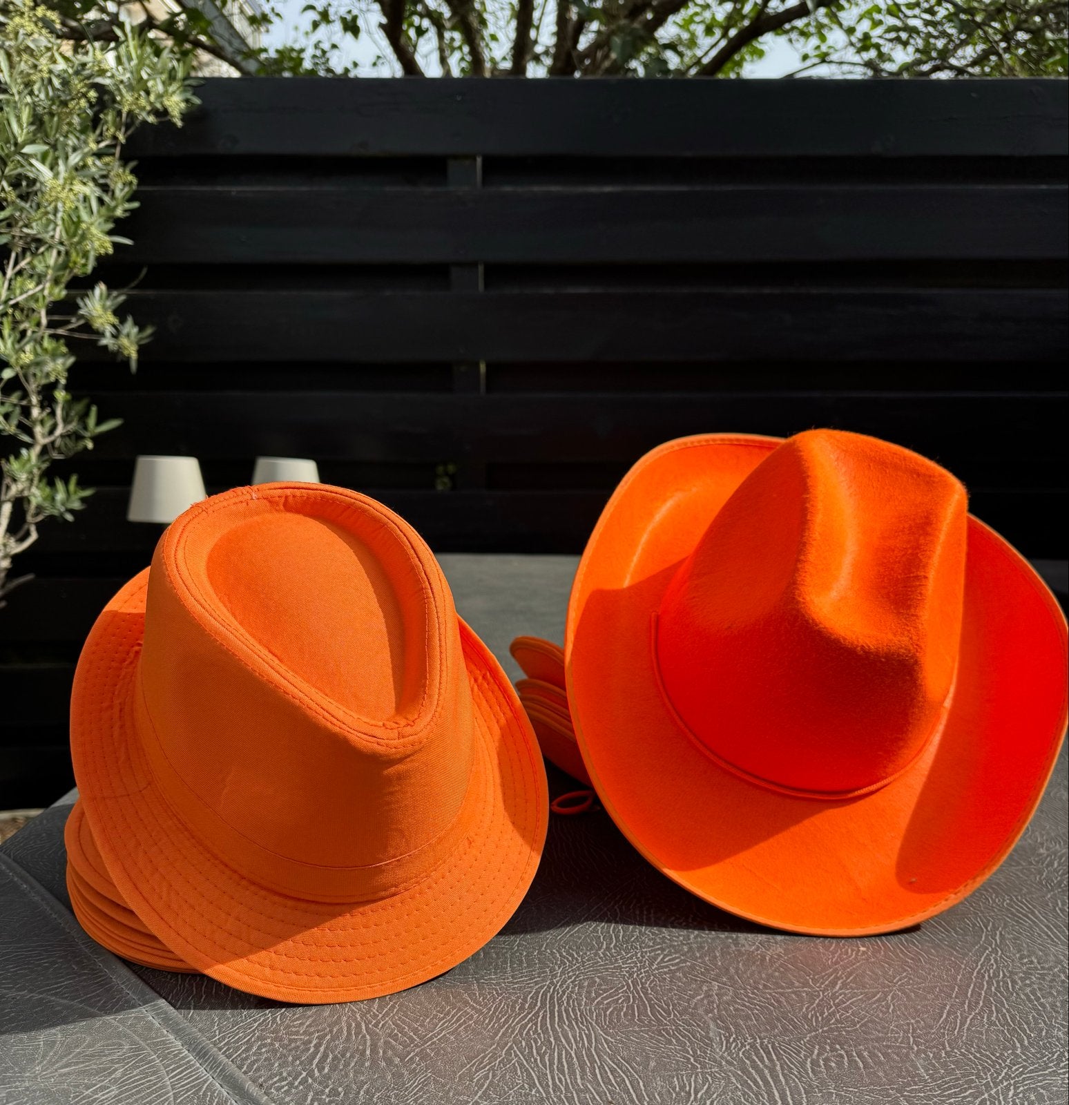 Oranje Cowboy Hoed, Ophalen of Verzenden, Nieuw, One size fits all, Hoed