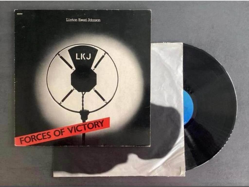 Linton Kwesi Johnson - Forces of Victory LP, Cd's en Dvd's, Ophalen of Verzenden, 12 inch