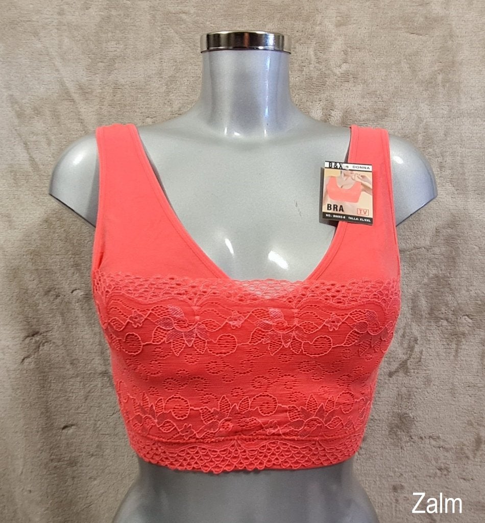 Naadloze BH met Kant maat XL/XXL (145), Nicolle_Lingerie, Ophalen of Verzenden, Overige kleuren, BH