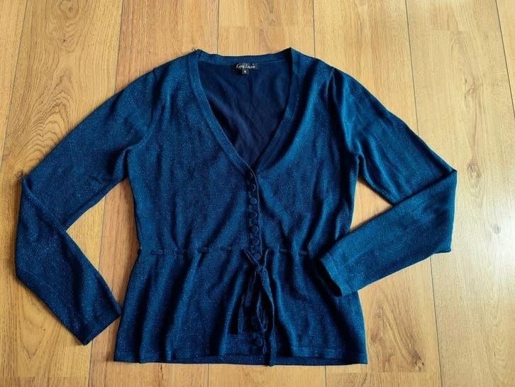 King Louie glitter vest M, Maat 38/40 (M), Blauw, Ophalen of Verzenden, Zo goed als nieuw