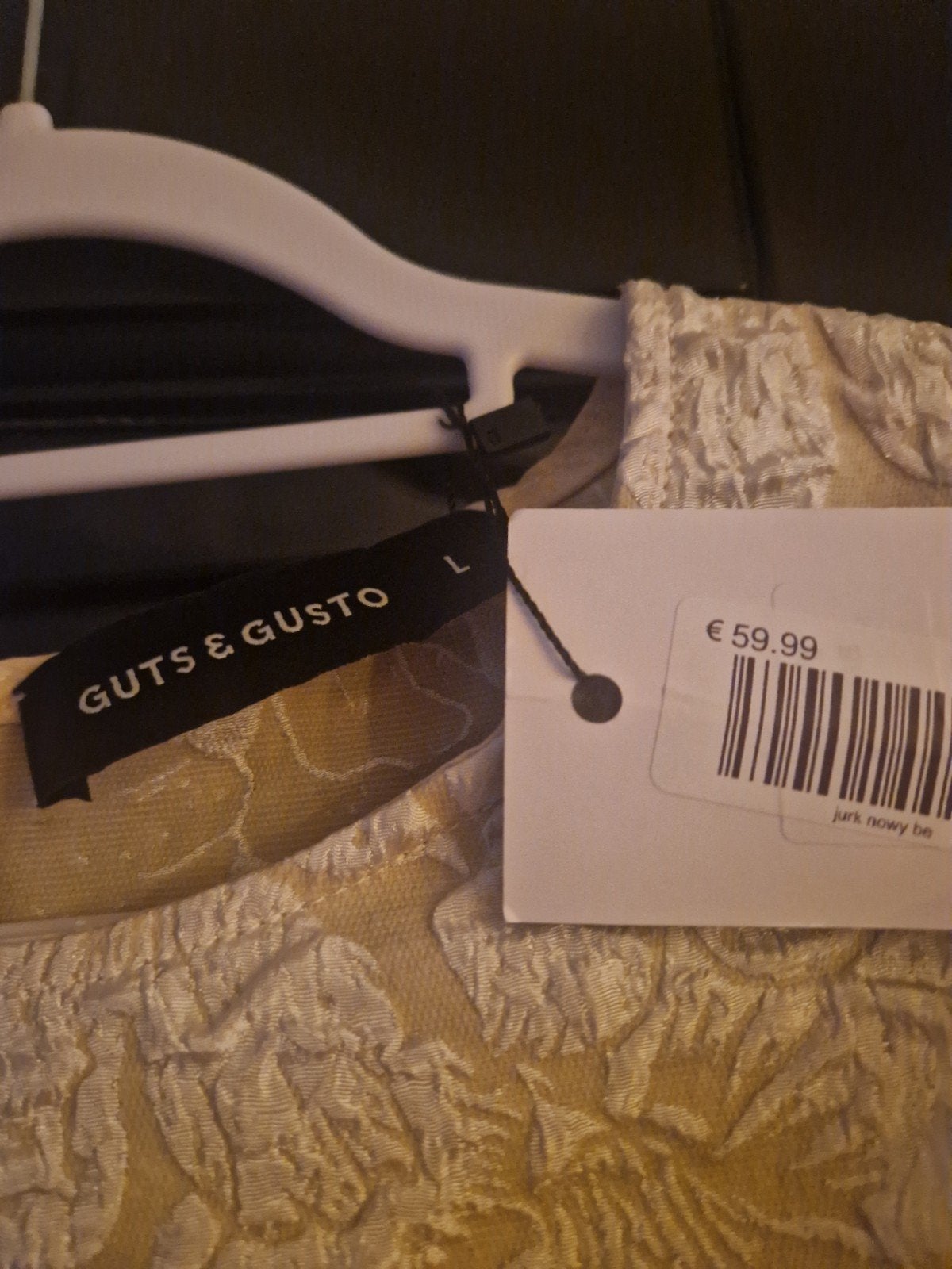 guts & gusto, Guts & Gusto, Beige, Maat 42/44 (L), Nieuw