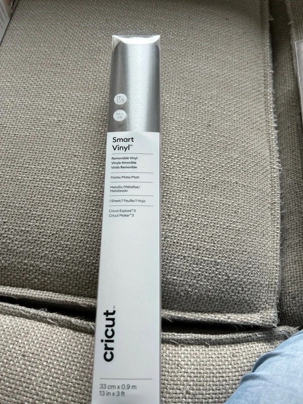 Cricut smart vinyl verwijderbaar mat zilver, Zilver, Gereedschap of Toebehoren, Nieuw, Ophalen of Verzenden