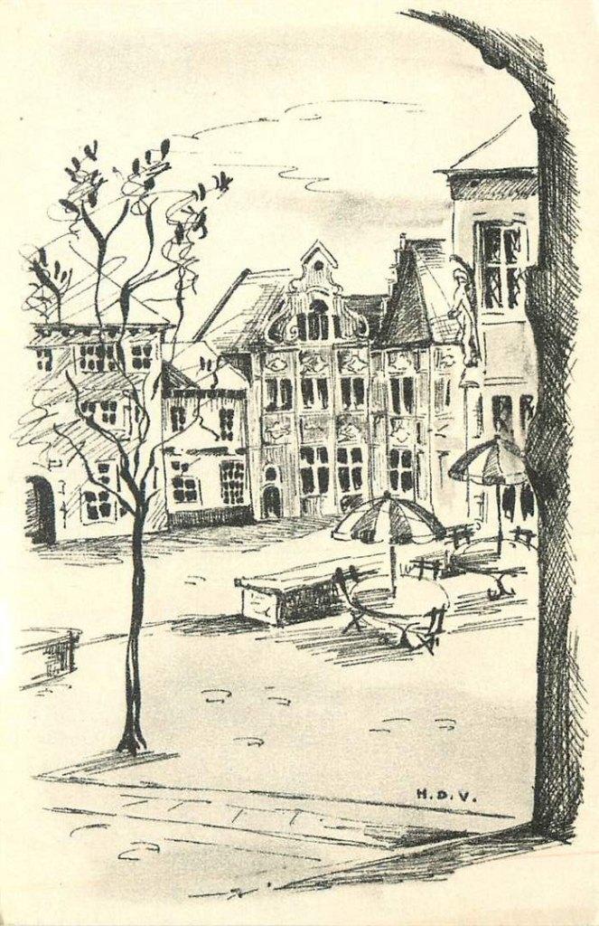 381-232-033 Stad centrum, Verzenden, Voor 1920, Overig Europa