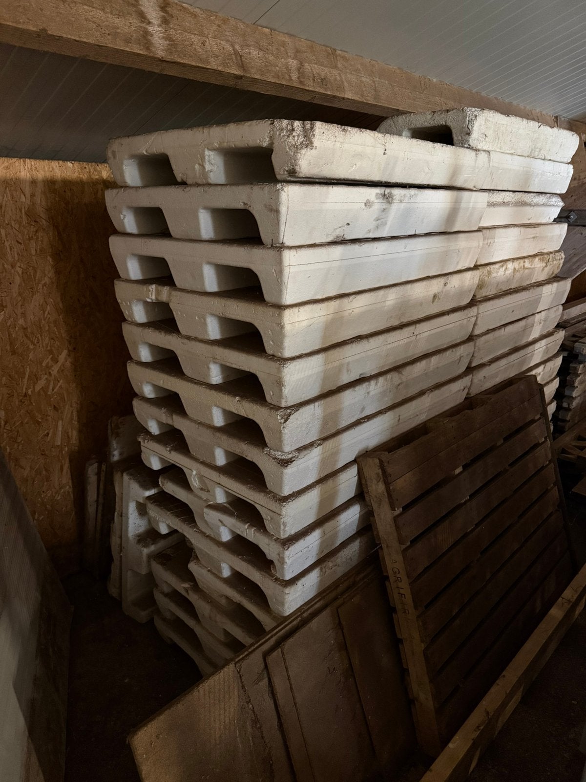 Partij piepschuim pallets GRATIS, Ophalen, 100 cm of meer, 60 cm of meer, Minder dan 35 cm