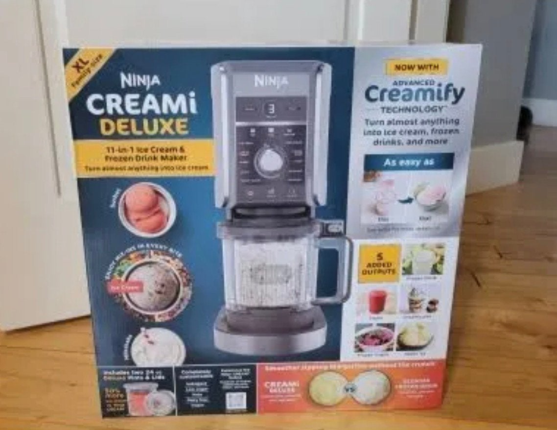Ninja creami deluxe ijs maker, Ophalen of Verzenden, Zo goed als nieuw