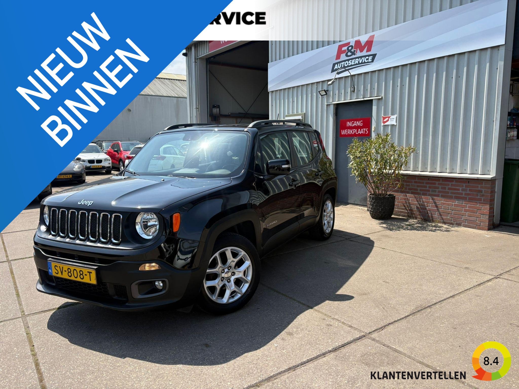 Jeep Renegade 1.4 MultiAir Night Eagle Airco, cruise, trekha, Auto's, Jeep, Bedrijf, Te koop, Renegade, ABS, Airbags, Airconditioning