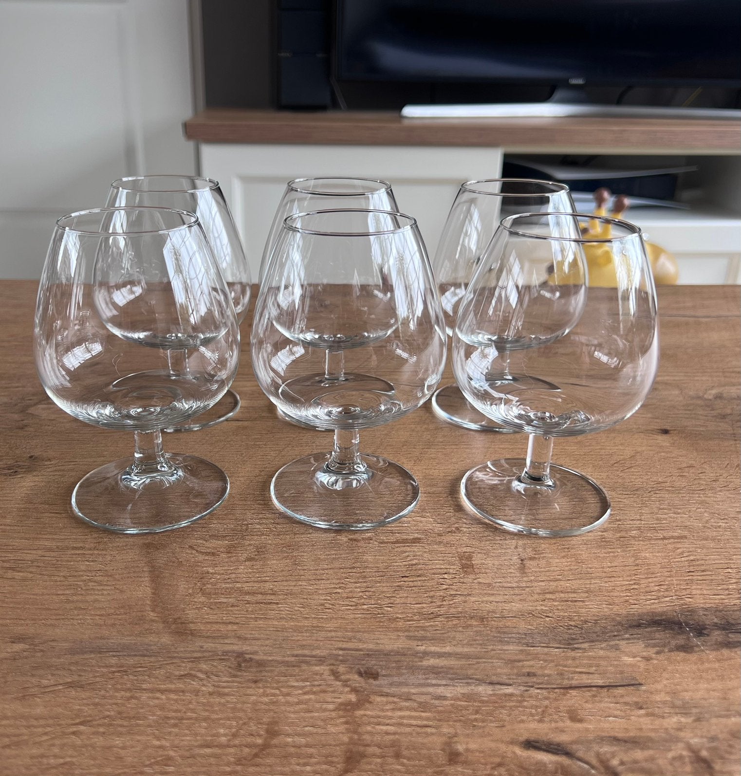 6x Cognac glazen Royal Leerdam, Verzamelen, Glas en Borrelglaasjes, Ophalen, Nieuw, Borrel- of Shotglas