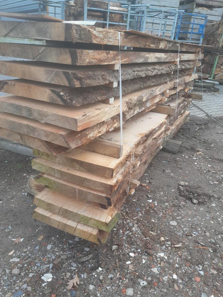 Eiken planken en balken - Diverse afmetingen, Doe-het-zelf en Verbouw, Hout en Planken, Gebruikt, Eiken, Ophalen of Verzenden
