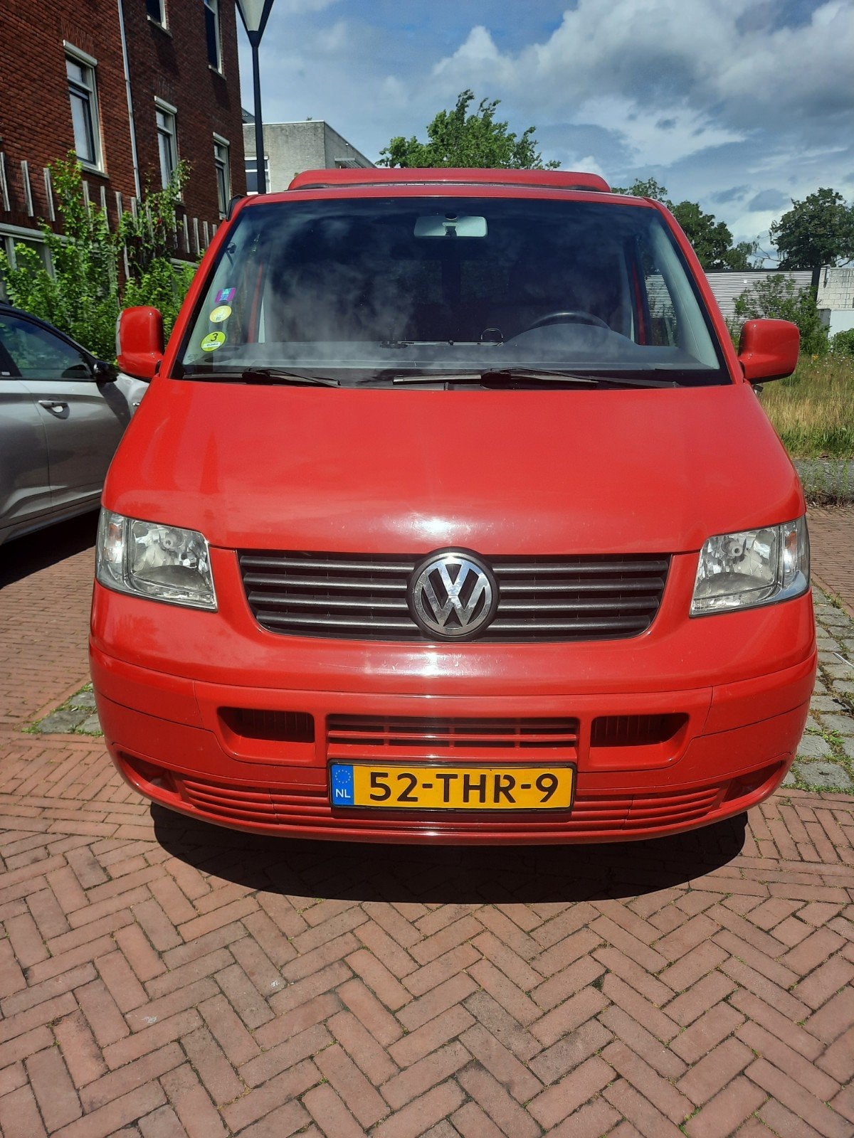 Volkswagen Transporter /camperbusje Rood, Stof, Origineel Nederlands, Grijs, 1896 cc